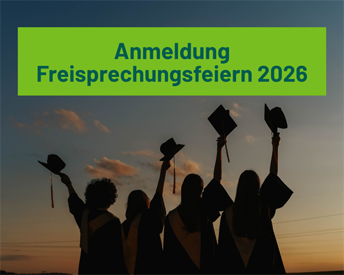 Anmeldung Freisprechungsfeiern 2026