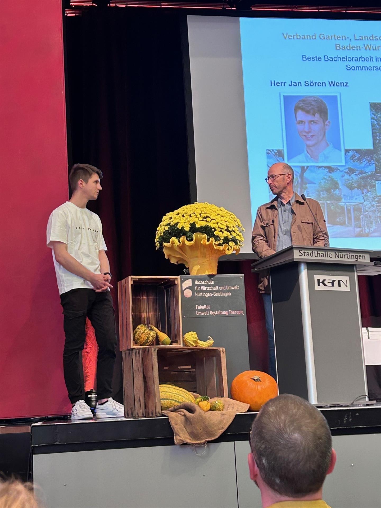 Preis des Garten- und Landschaftsbaus verliehen